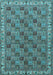 Machine Washable Persian Light Blue Traditional Rug, wshtr3512lblu