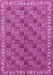 Machine Washable Persian Pink Traditional Rug, wshtr3512pnk