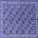 Square Persian Blue Traditional Rug, tr3512blu