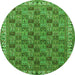 Machine Washable Persian Green Traditional Area Rugs, wshtr3512grn