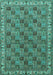Persian Turquoise Traditional Rug, tr3512turq