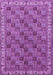 Machine Washable Persian Purple Traditional Area Rugs, wshtr3512pur