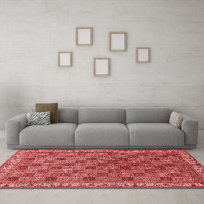 Traditional Red Washable Rugs