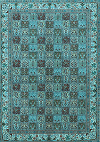 Persian Light Blue Traditional Rug, tr3512lblu