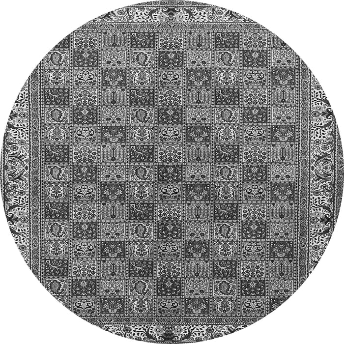 Square Persian Gray Traditional Rug, tr3512gry
