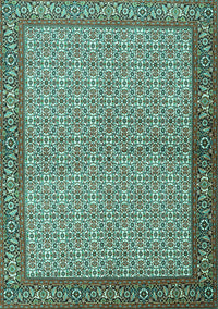 Persian Turquoise Traditional Rug, tr3513turq