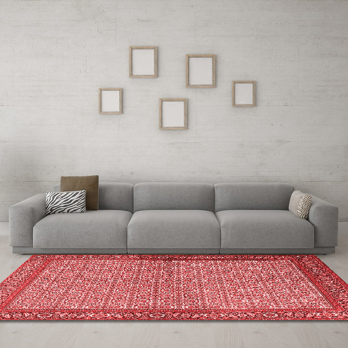 Traditional Red Washable Rugs