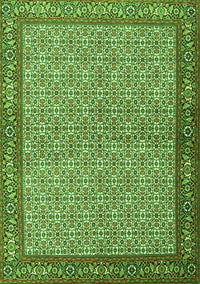 Persian Green Traditional Rug, tr3513grn