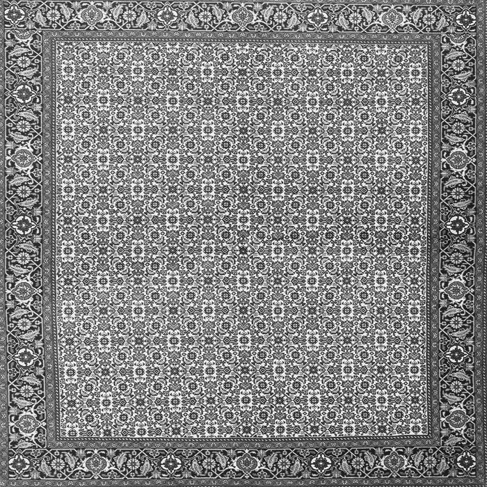 Serging Thickness of Persian Gray Traditional Rug, tr3513gry