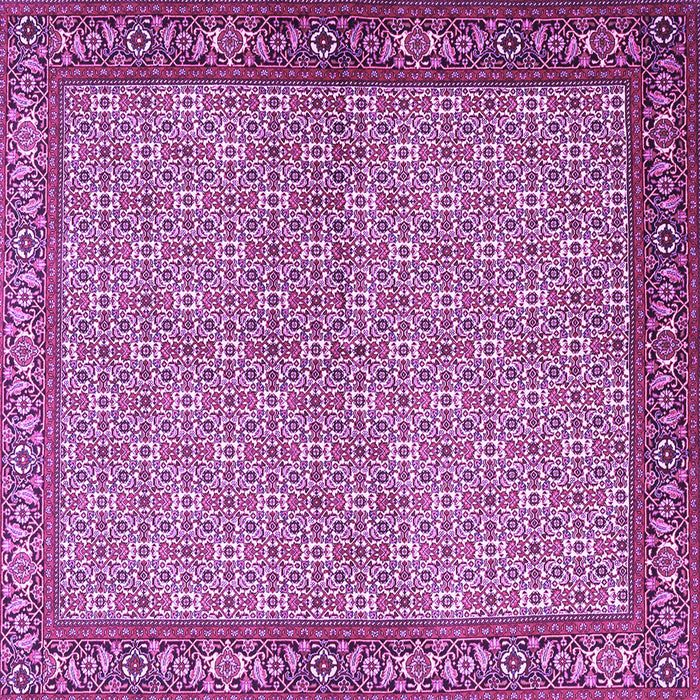 Square Persian Purple Traditional Rug, tr3513pur
