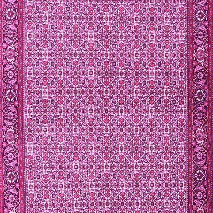 Machine Washable Persian Pink Traditional Rug, wshtr3513pnk