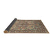 Sideview of Traditional Reddish Brown Animal Rug, tr3514