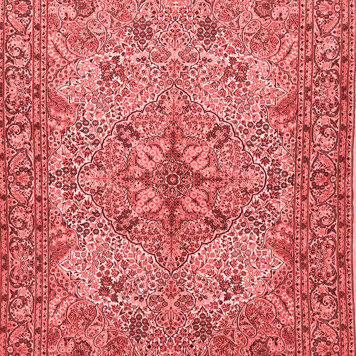 Machine Washable Animal Red Traditional Rug, wshtr3514red