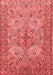 Animal Red Traditional Area Rugs