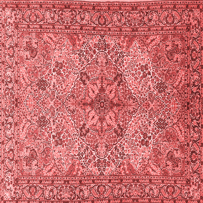 Machine Washable Animal Red Traditional Rug, wshtr3514red