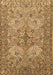 Machine Washable Animal Brown Traditional Rug, wshtr3514brn