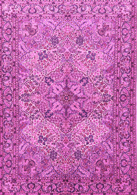 Animal Pink Traditional Rug, tr3514pnk