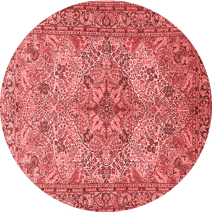 Machine Washable Animal Red Traditional Rug, wshtr3514red