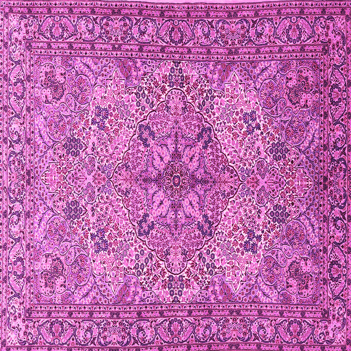 Square Machine Washable Animal Pink Traditional Rug, wshtr3514pnk