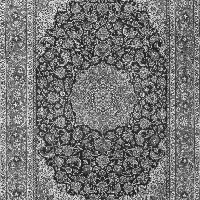 Medallion Gray Traditional Rug, tr3515gry