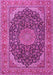 Medallion Pink Traditional Rug, tr3515pnk