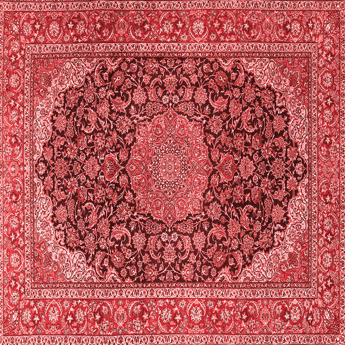 Medallion Red Traditional Rug, tr3515red