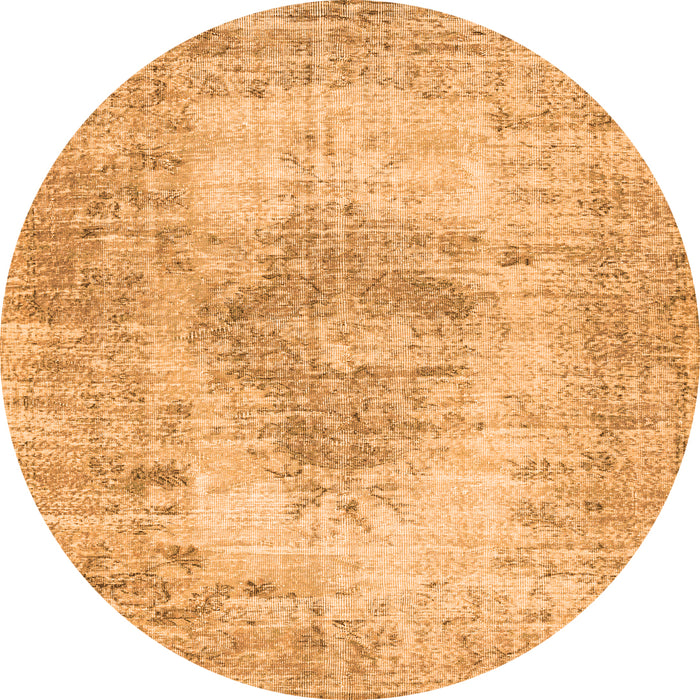 Machine Washable Persian Orange Traditional Area Rugs, wshtr3516org