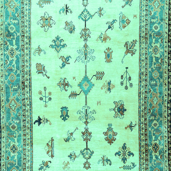 Persian Turquoise Traditional Rug, tr3517turq