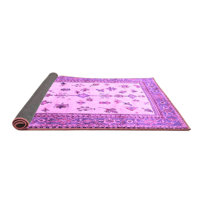 Sideview of Persian Purple Traditional Rug, tr3517pur