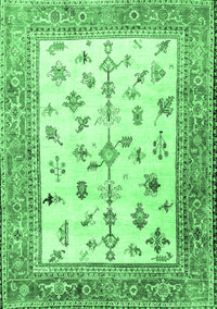 Persian Emerald Green Traditional Rug, tr3517emgrn