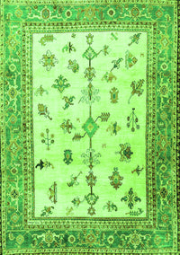 Persian Green Traditional Rug, tr3517grn