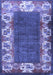 Machine Washable Persian Blue Traditional Rug, wshtr3518blu