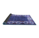 Sideview of Persian Blue Traditional Rug, tr3518blu