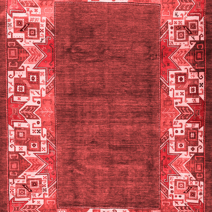 Machine Washable Persian Red Traditional Rug, wshtr3518red