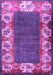 Machine Washable Persian Purple Traditional Area Rugs, wshtr3518pur