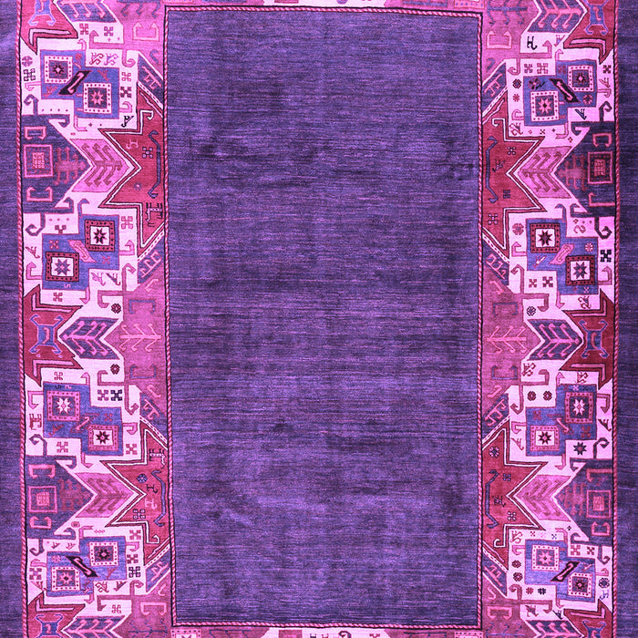 Machine Washable Persian Purple Traditional Area Rugs, wshtr3518pur