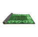 Sideview of Persian Emerald Green Traditional Rug, tr3518emgrn