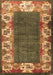 Machine Washable Persian Brown Traditional Rug, wshtr3518brn