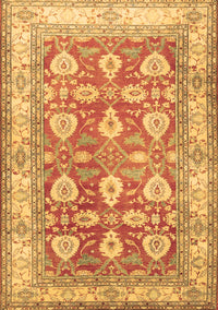 Oriental Brown Traditional Rug, tr3519brn