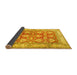 Sideview of Oriental Yellow Traditional Rug, tr3519yw