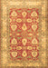 Machine Washable Oriental Brown Traditional Rug, wshtr3519brn