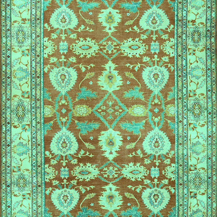 Oriental Turquoise Traditional Rug, tr3519turq