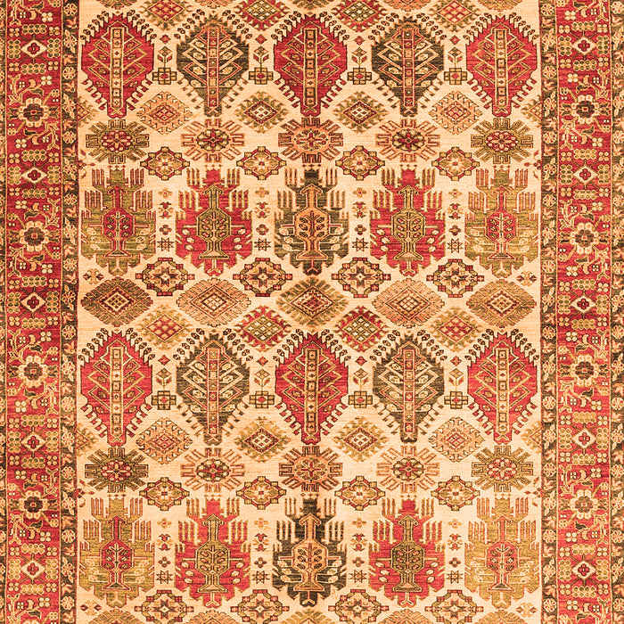 Persian Orange Traditional Rug, tr351org