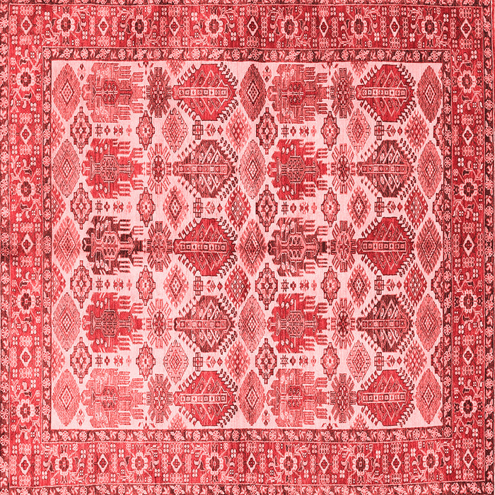 Machine Washable Persian Red Traditional Rug, wshtr351red