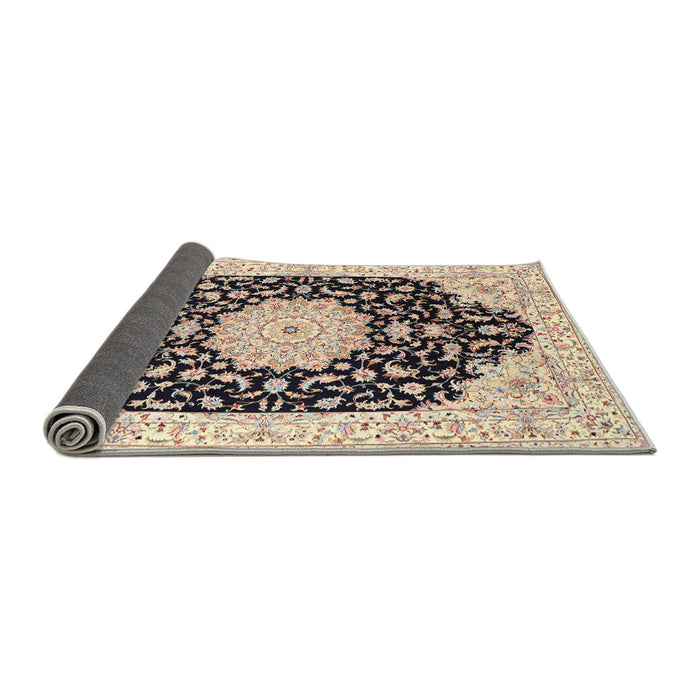 Sideview of Traditional Brown Persian Rug, tr3520