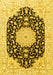 Machine Washable Persian Yellow Traditional Rug, wshtr3520yw