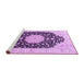 Sideview of Machine Washable Persian Purple Traditional Area Rugs, wshtr3520pur