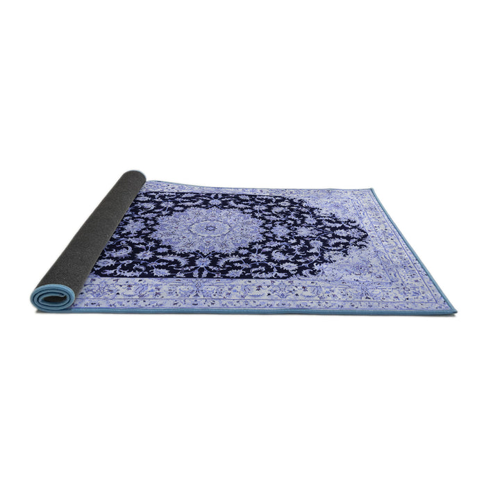 Sideview of Persian Blue Traditional Rug, tr3520blu