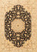 Machine Washable Persian Brown Traditional Rug, wshtr3520brn