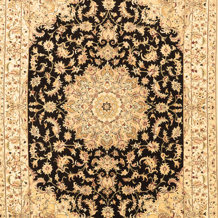 Machine Washable Persian Brown Traditional Rug, wshtr3520brn